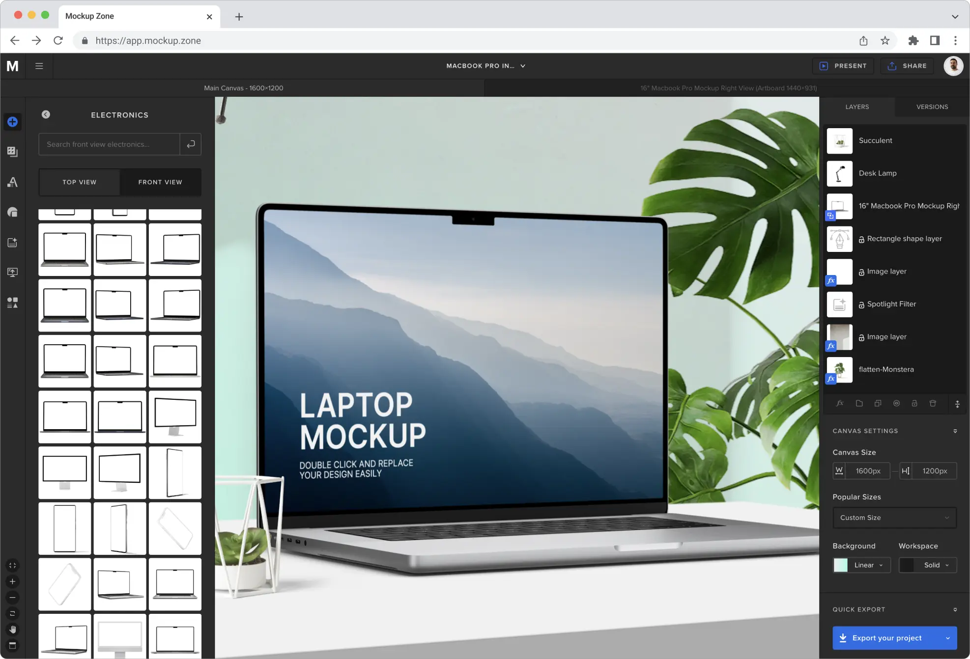 Free Online Laptop Mockup Templates And Items — Mockup Zone